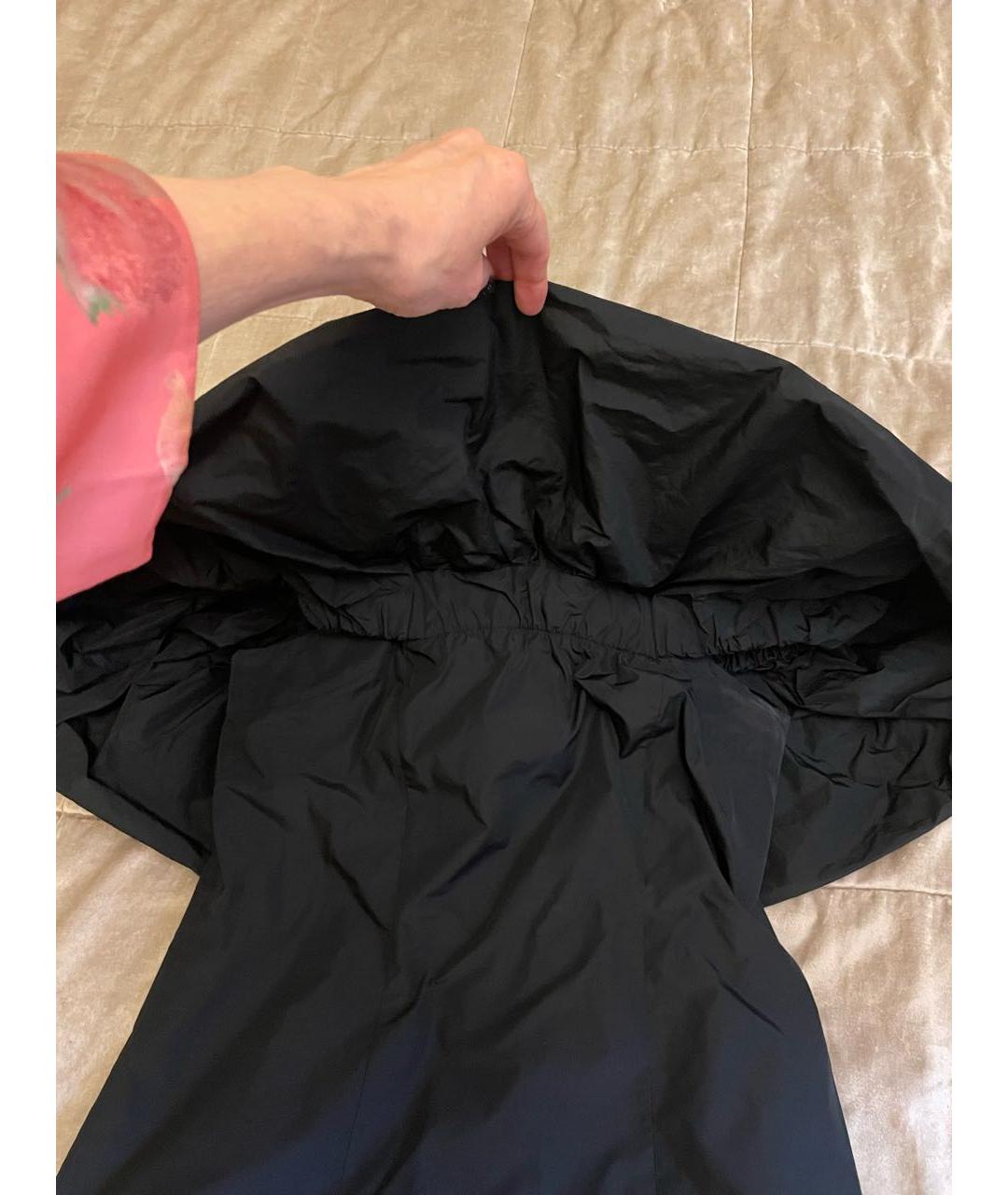 COS Черная хлопко-эластановая блузы, фото 7