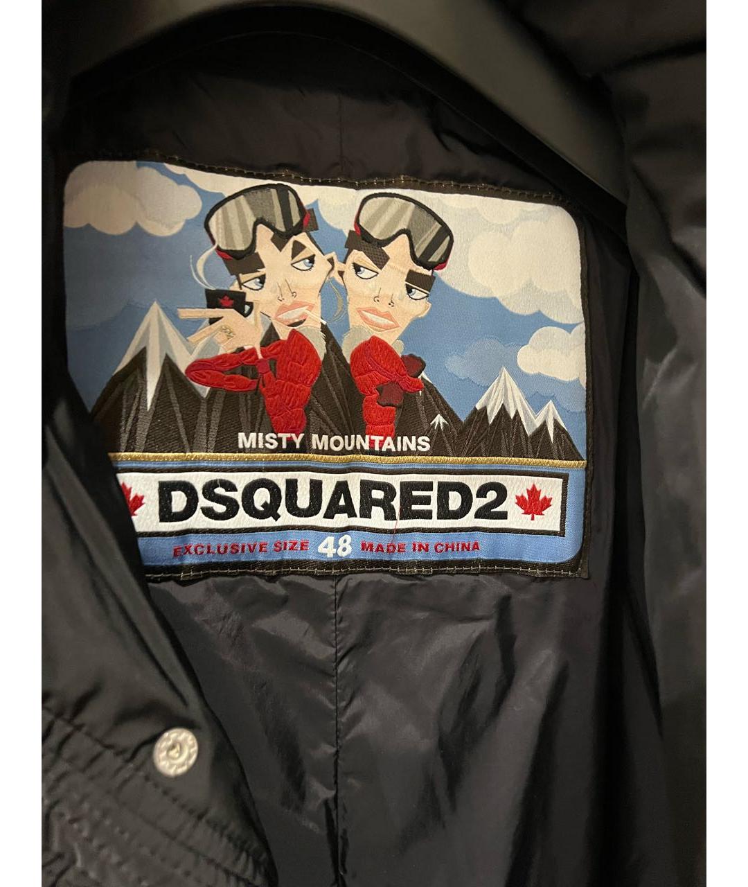 DSQUARED2 Черный пуховик, фото 5