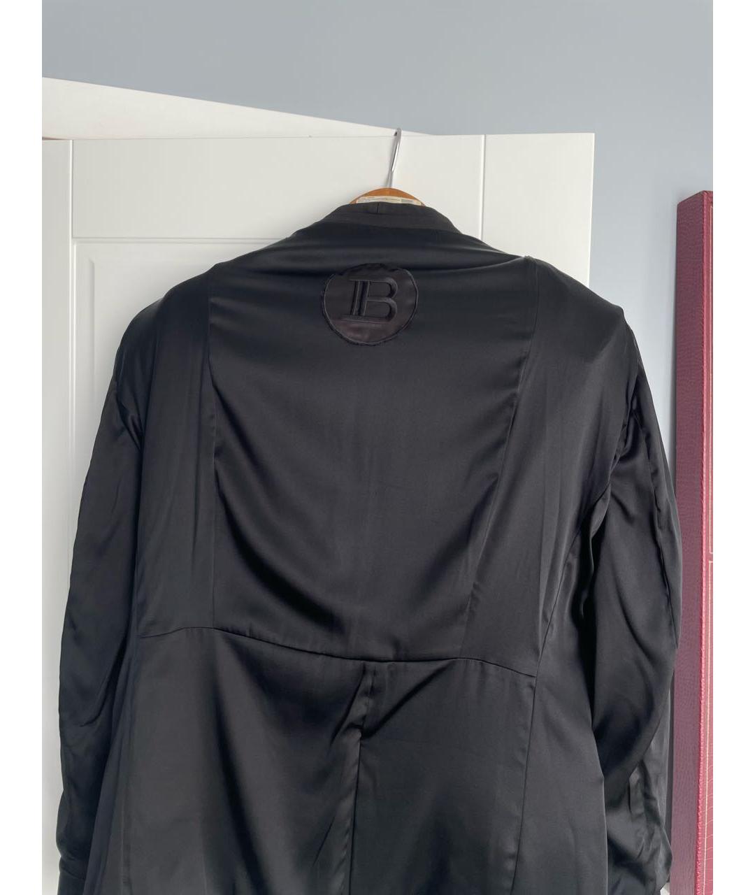 BALMAIN Черный шерстяной пиджак, фото 3