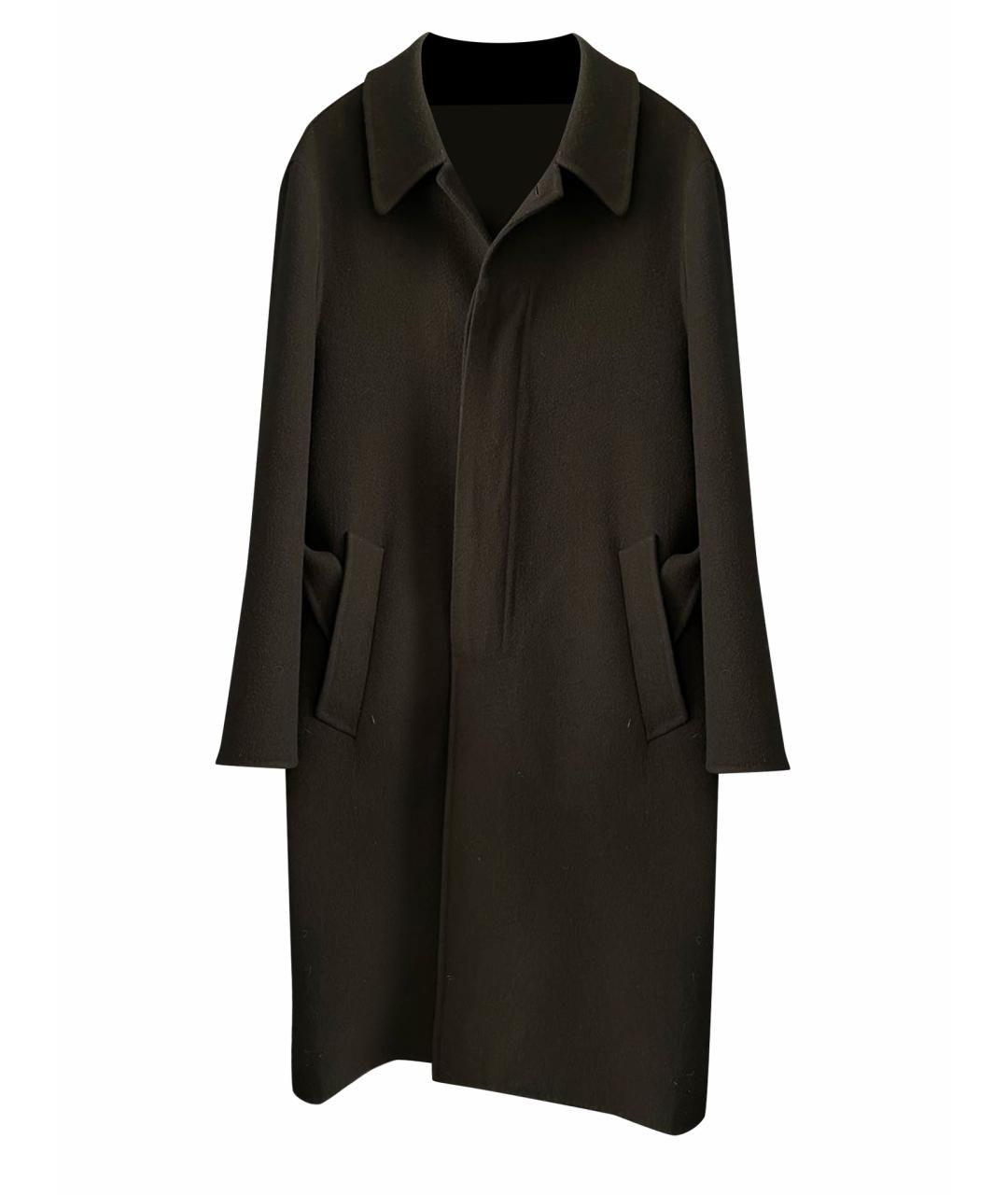 LOEWE Черное кашемировое пальто, фото 1