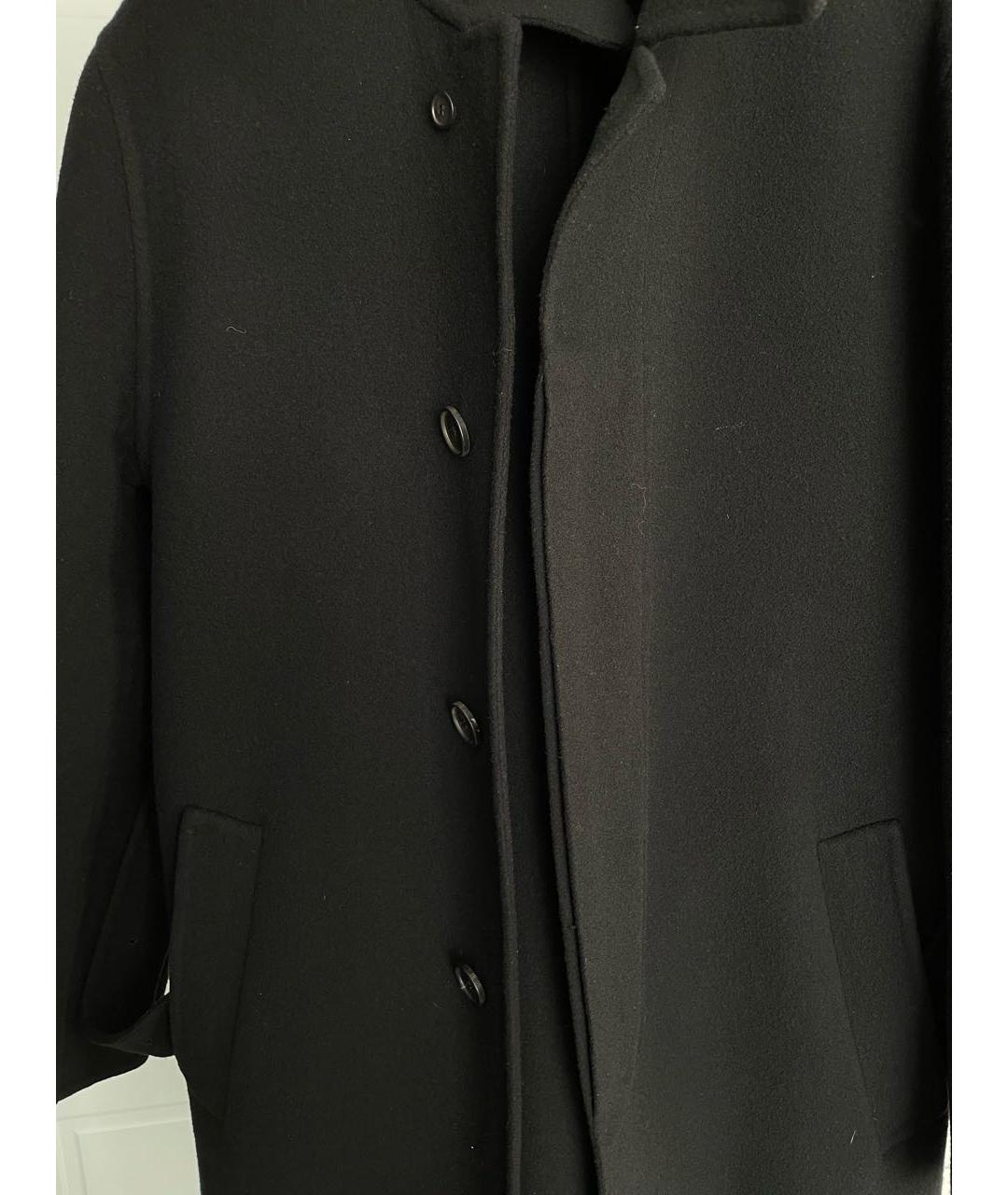 LOEWE Черное кашемировое пальто, фото 4