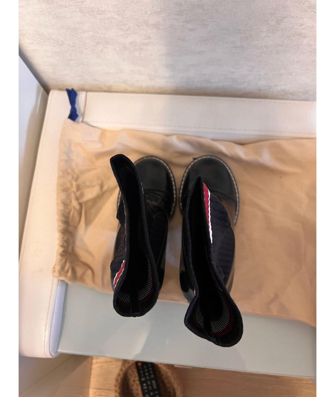 LOUIS VUITTON PRE-OWNED Черные кожаные ботинки, фото 3