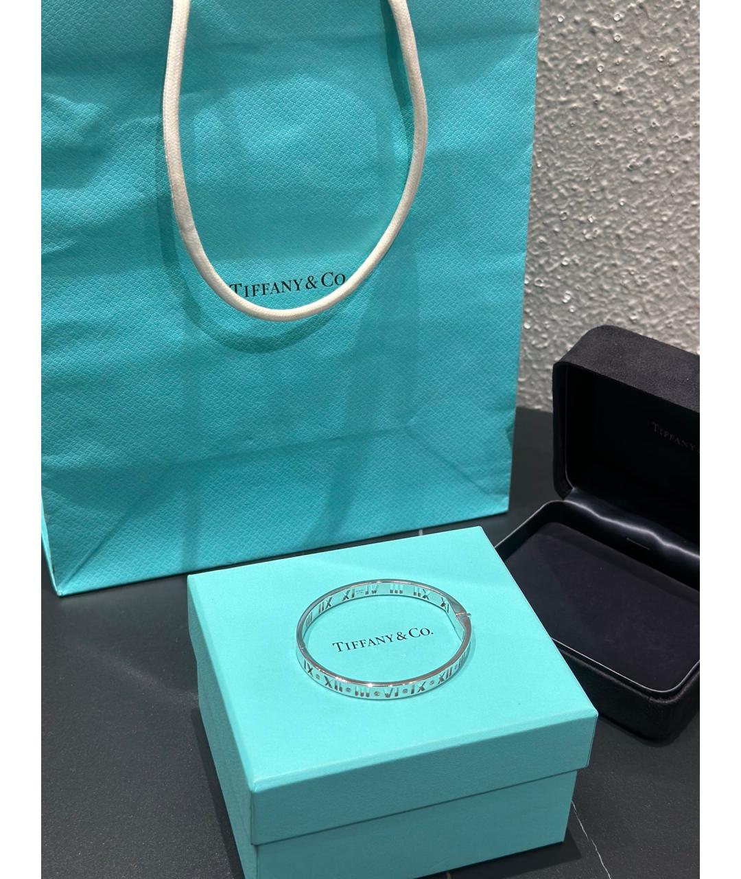 TIFFANY&CO Серебрянный браслет из белого золота, фото 6