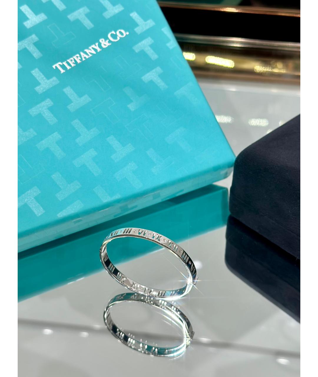 TIFFANY&CO Серебрянный браслет из белого золота, фото 3