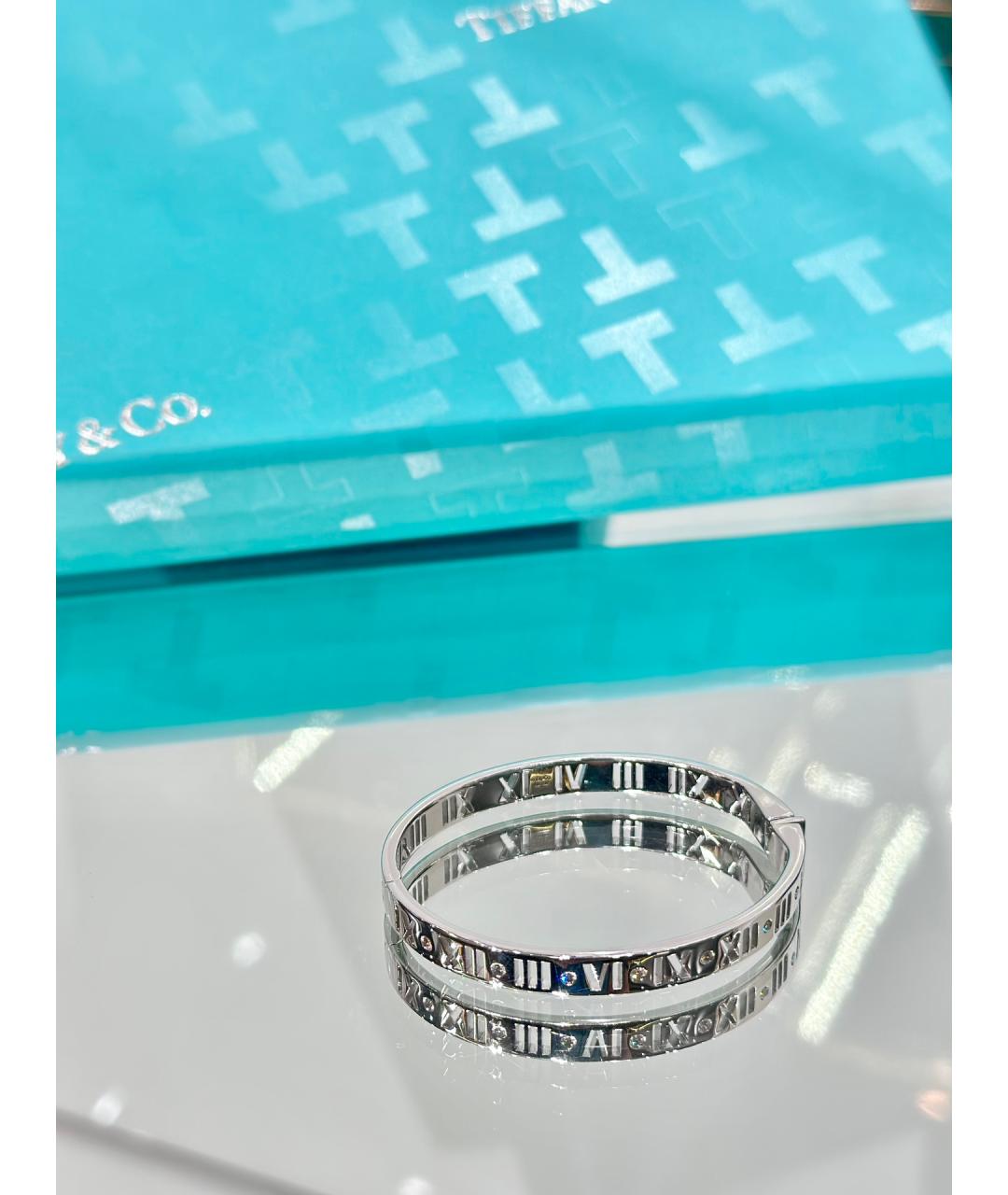 TIFFANY&CO Серебрянный браслет из белого золота, фото 7
