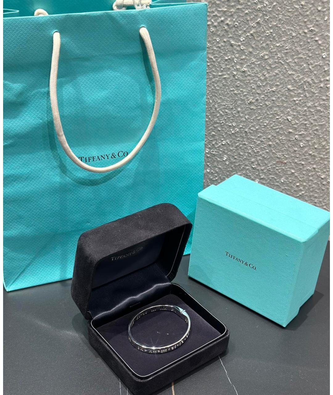 TIFFANY&CO Серебрянный браслет из белого золота, фото 4