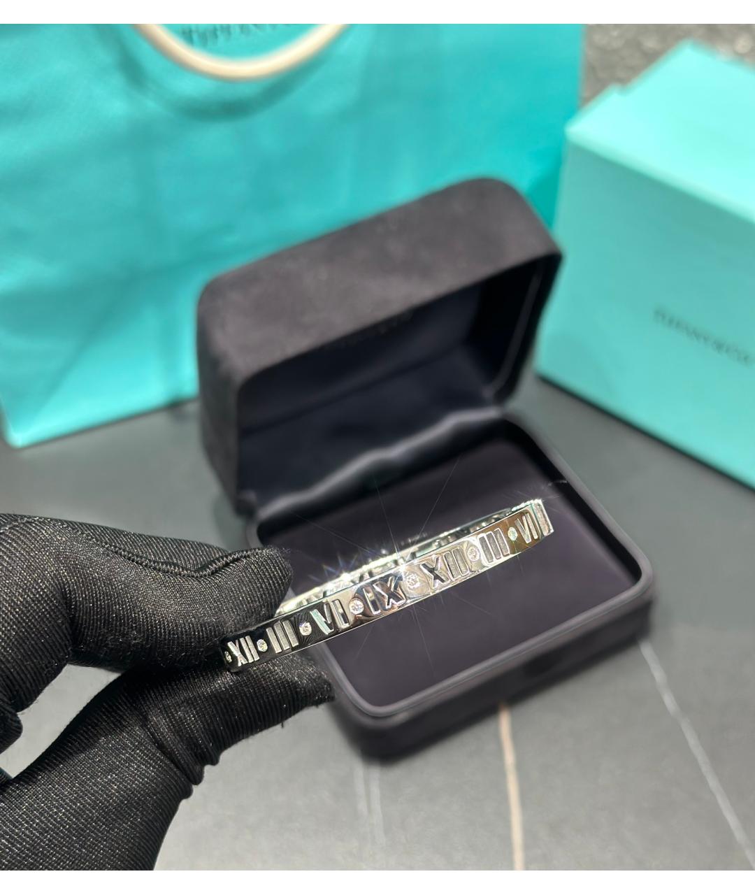 TIFFANY&CO Серебрянный браслет из белого золота, фото 5