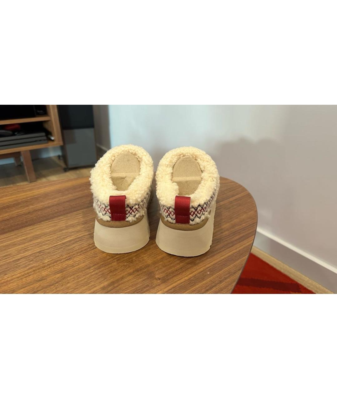 UGG AUSTRALIA Бежевые мюли, фото 4