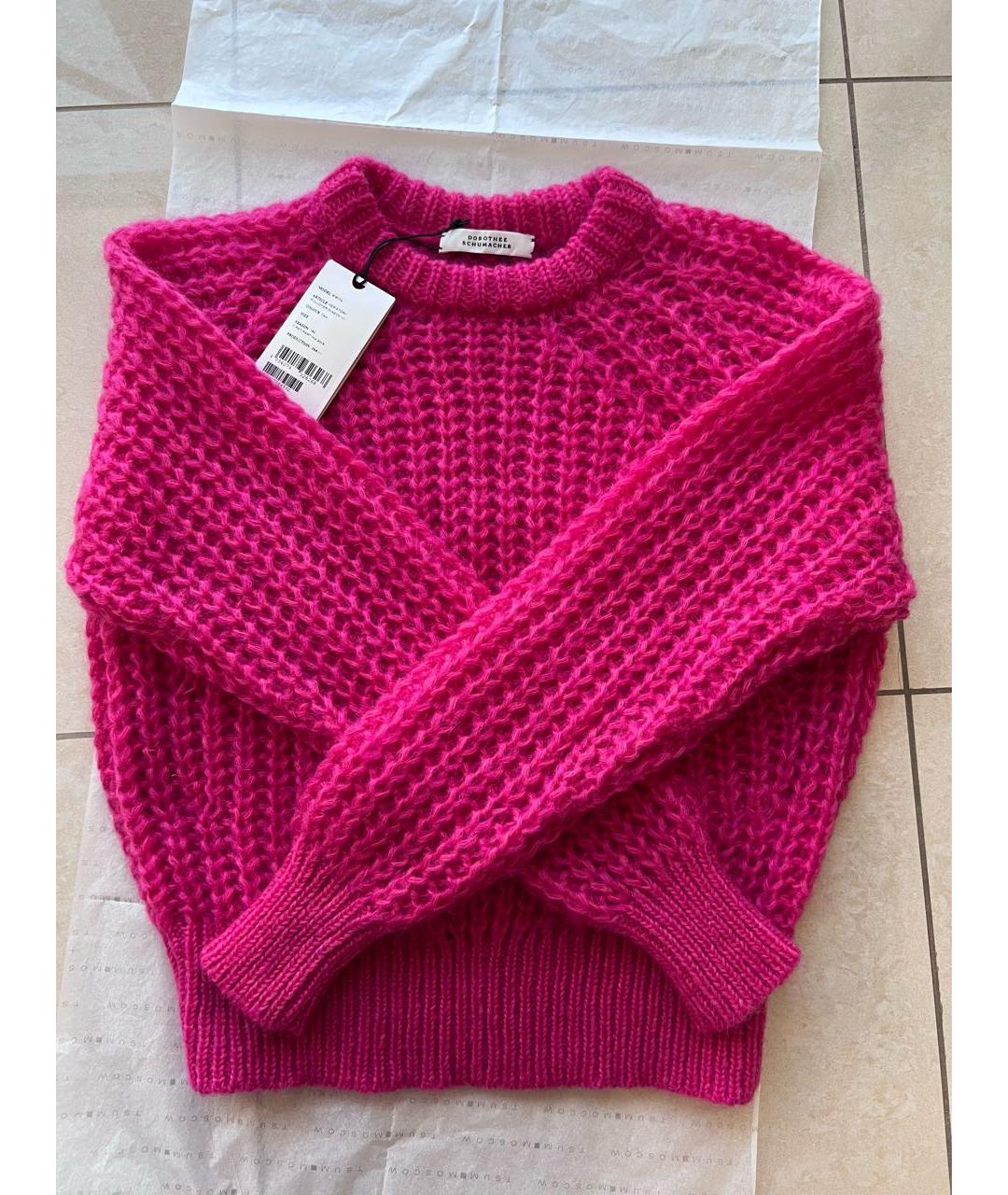 DOROTHEE SCHUMACHER Розовый шерстяной джемпер / свитер, фото 5
