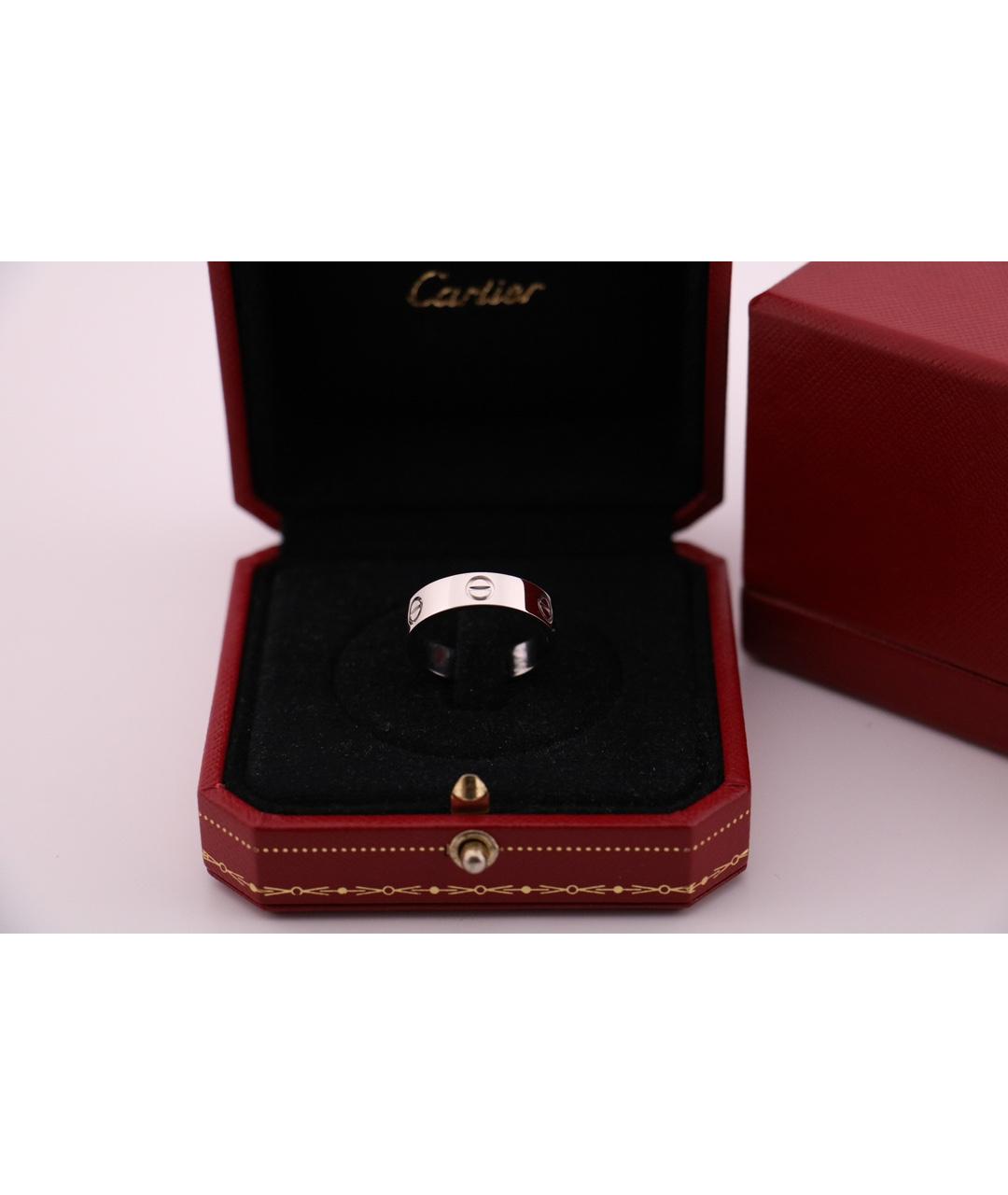 CARTIER Серебряное платиновое кольцо, фото 2