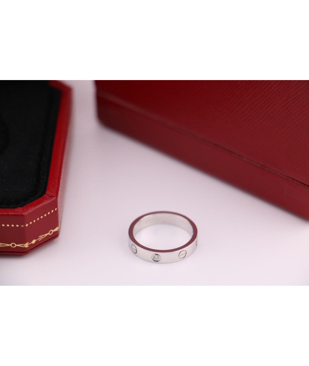 CARTIER Серебряное кольцо из белого золота, фото 3