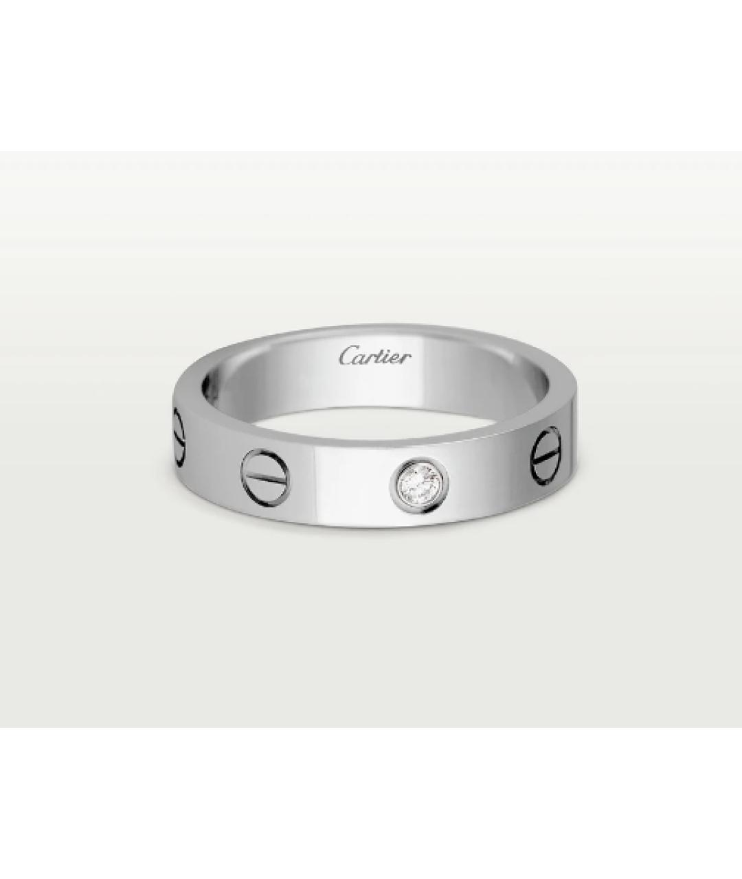 CARTIER Серебряное кольцо из белого золота, фото 8