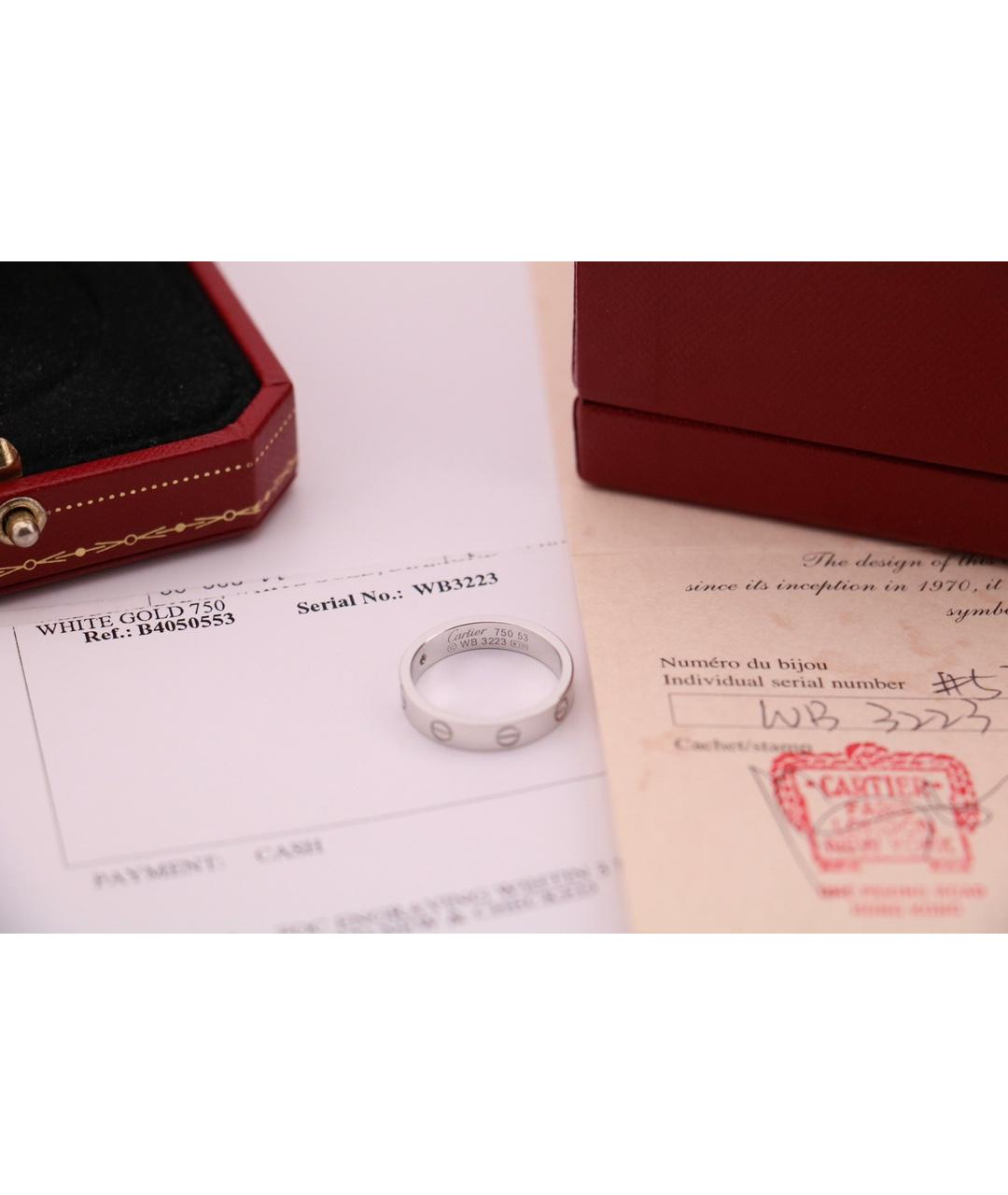 CARTIER Серебряное кольцо из белого золота, фото 6