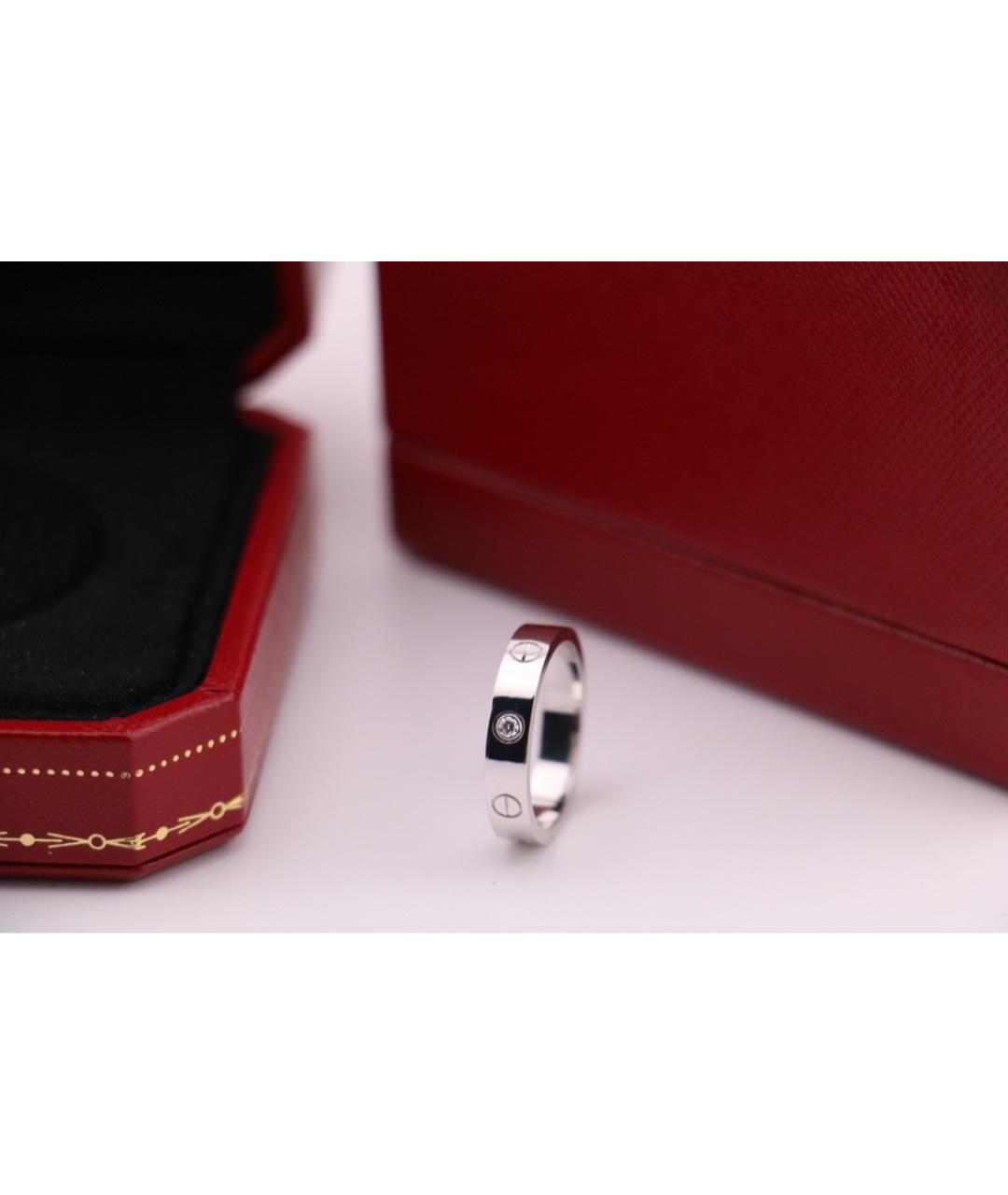 CARTIER Серебряное кольцо из белого золота, фото 4