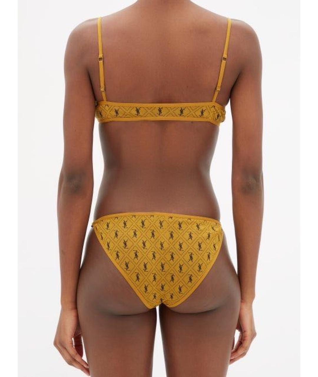 SAINT LAURENT Горчичные трусы, фото 8