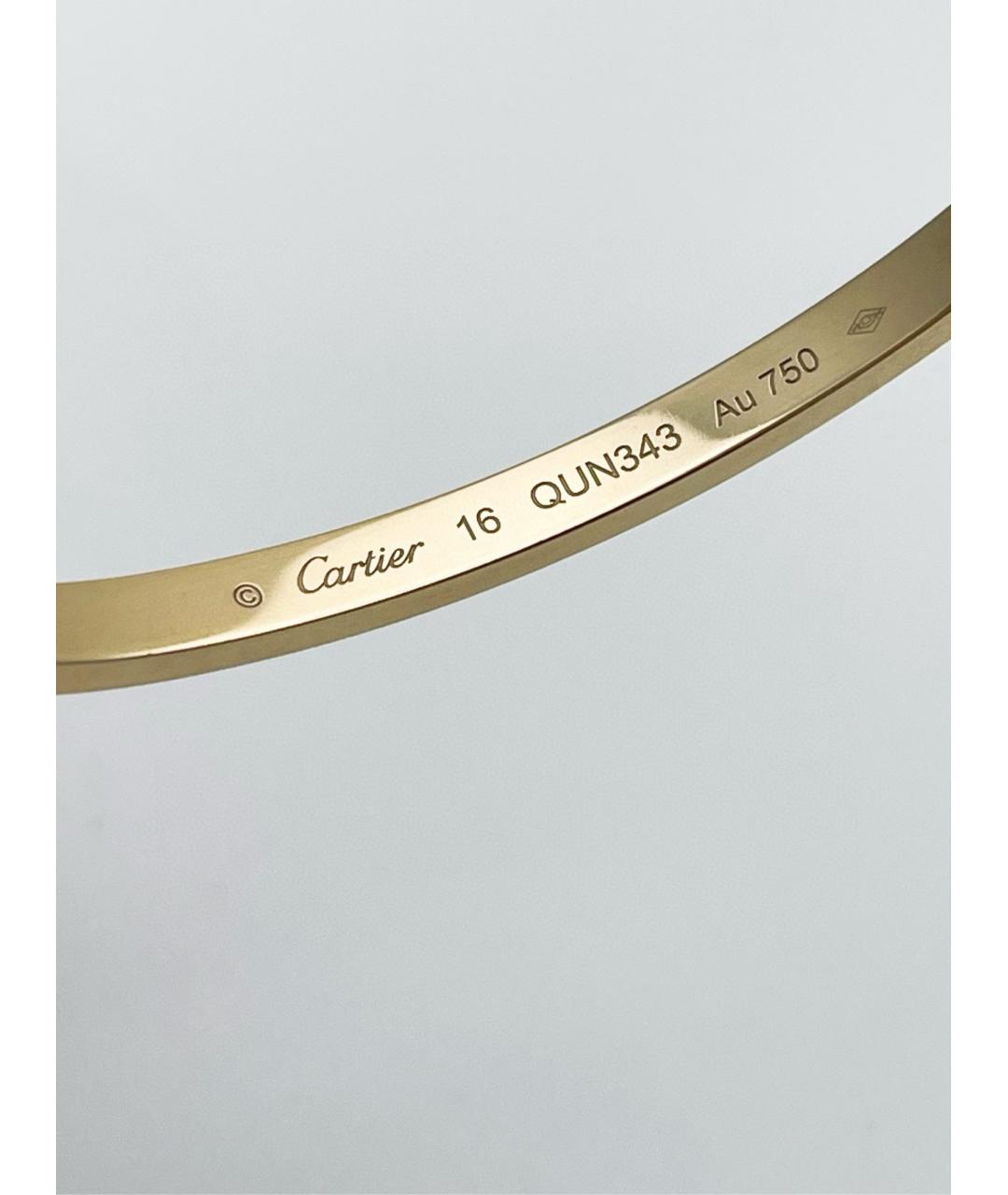 CARTIER Золотой браслет из желтого золота, фото 4