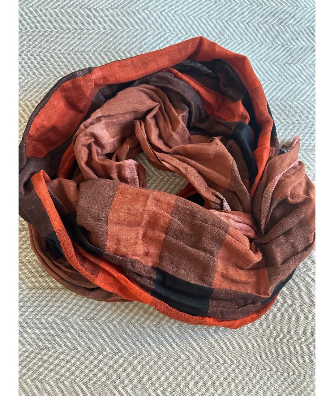 BURBERRY Льняной шарф, фото 2