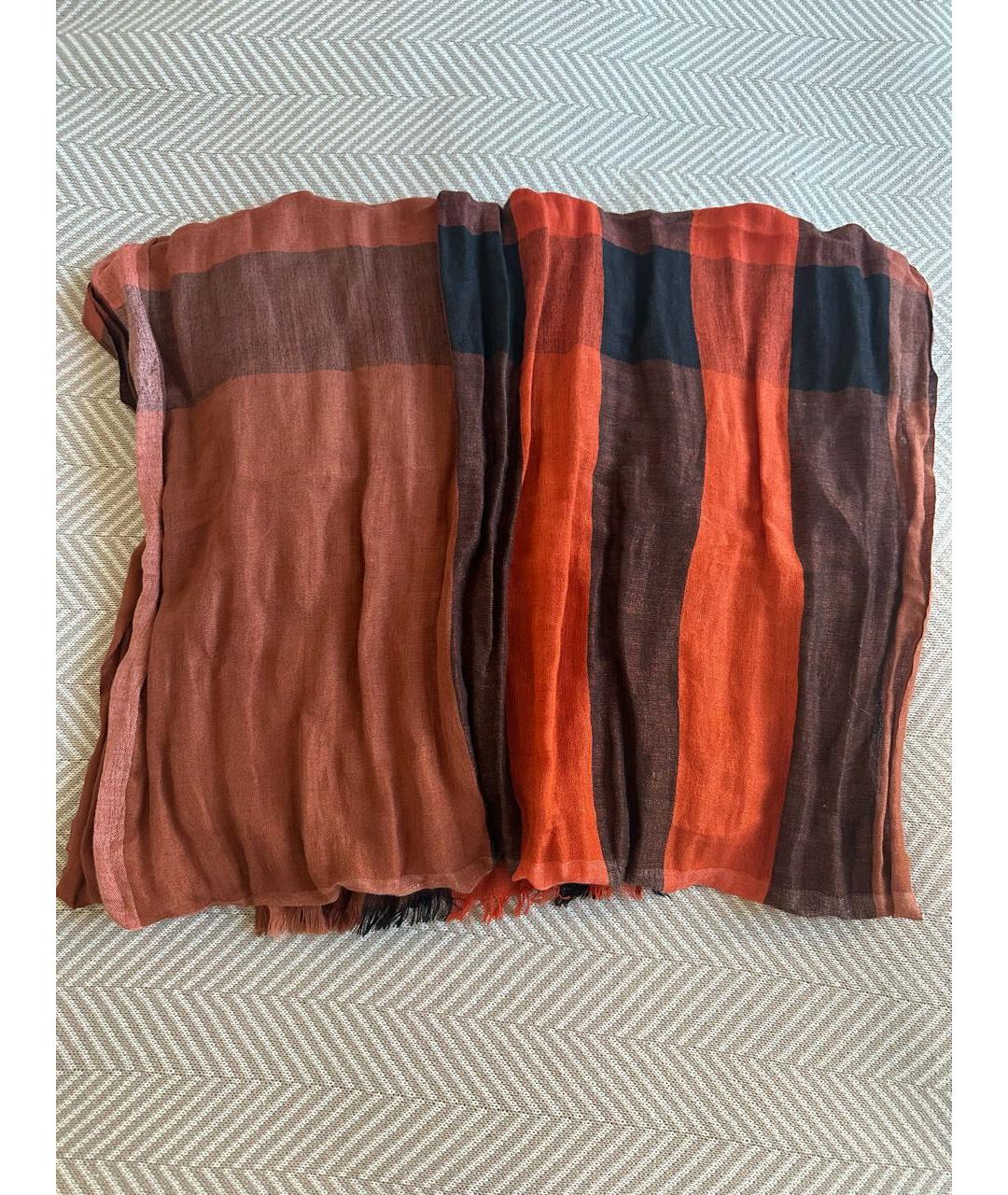 BURBERRY Льняной шарф, фото 5