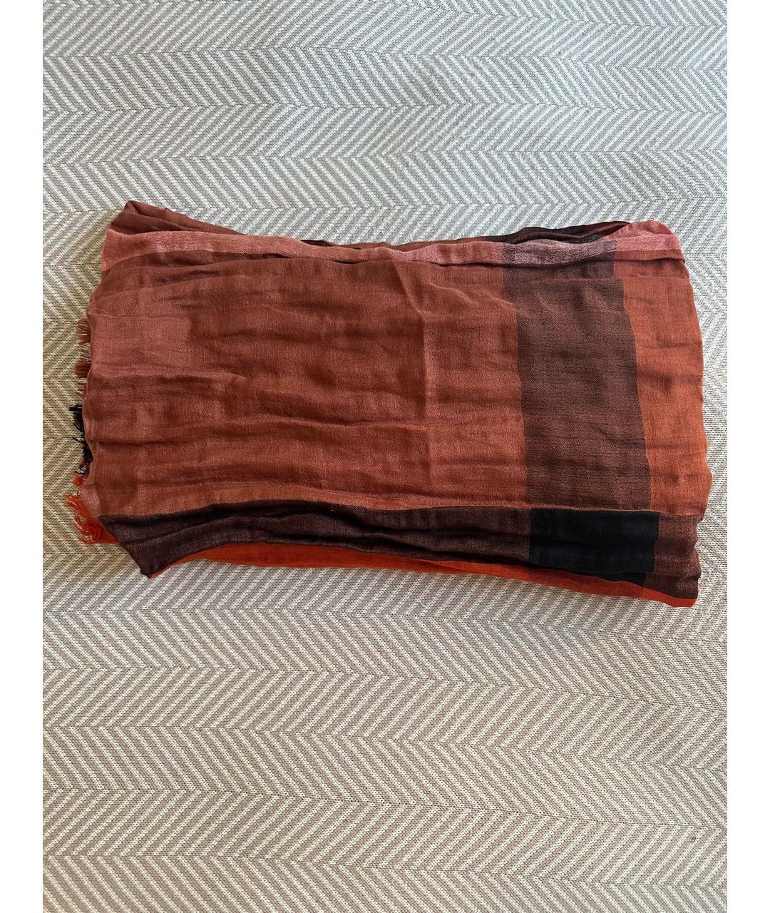 BURBERRY Льняной шарф, фото 9