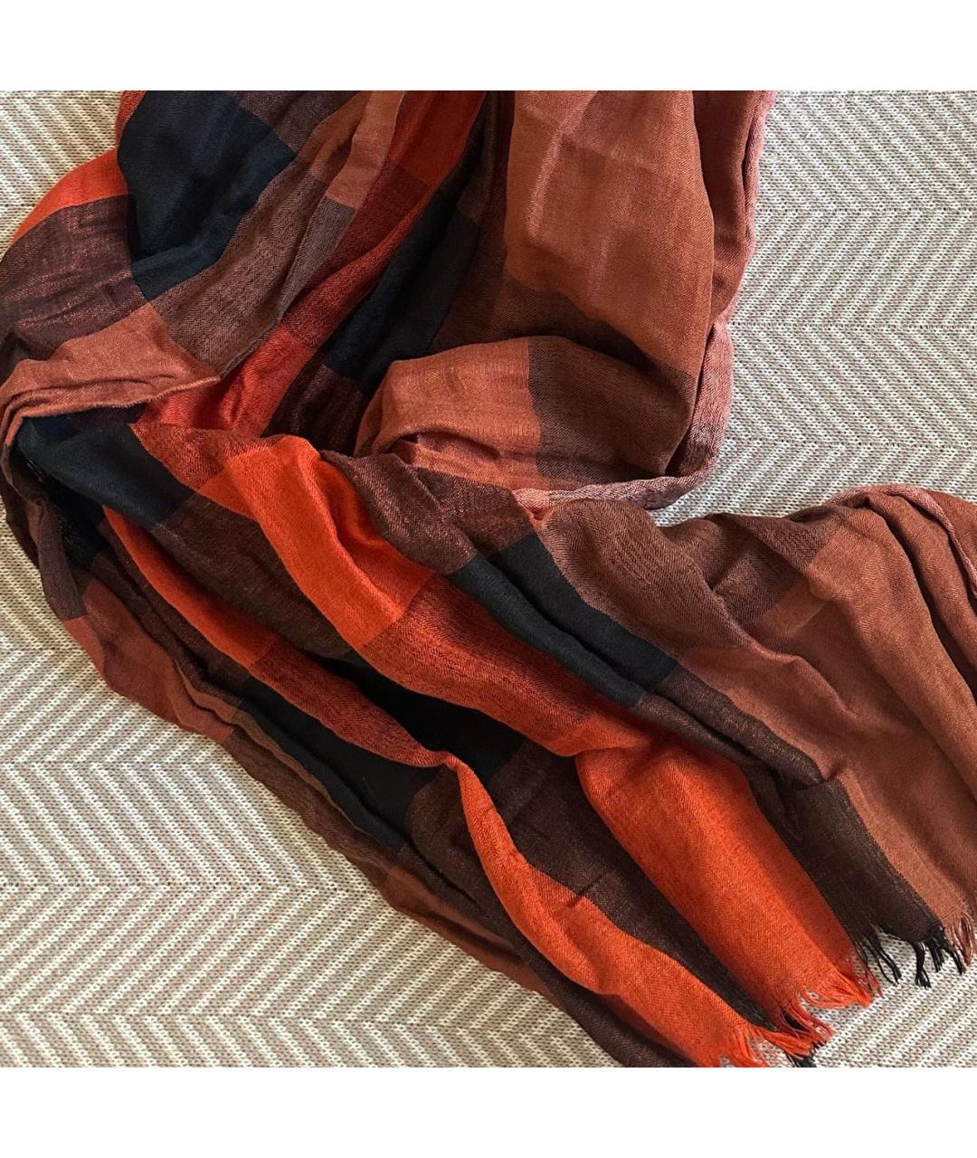 BURBERRY Льняной шарф, фото 7