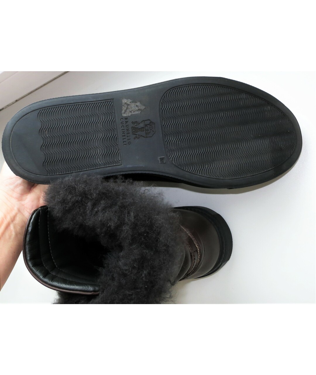 BRUNELLO CUCINELLI Коричневые кожаные ботинки, фото 5