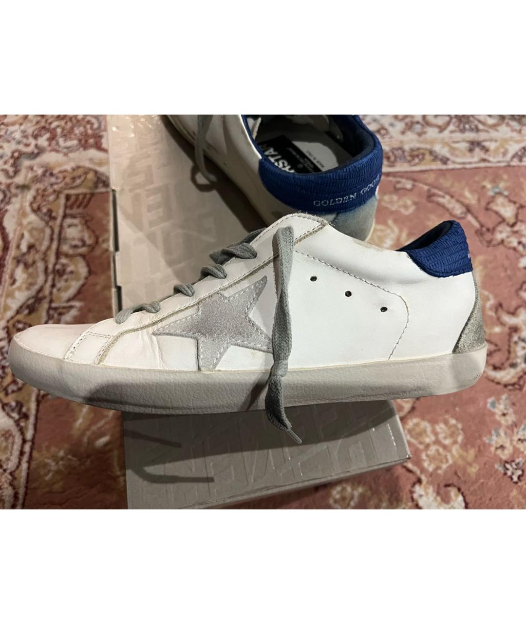 GOLDEN GOOSE DELUXE BRAND Белые кожаные кеды, фото 9