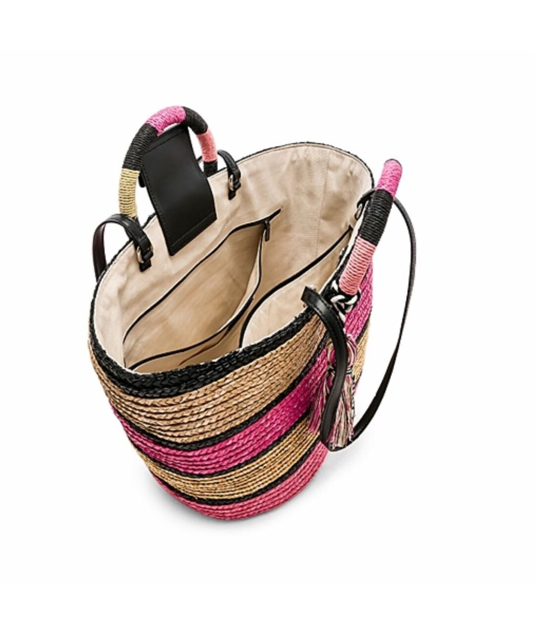 REBECCA MINKOFF Бежевая пелетеная пляжная сумка, фото 2