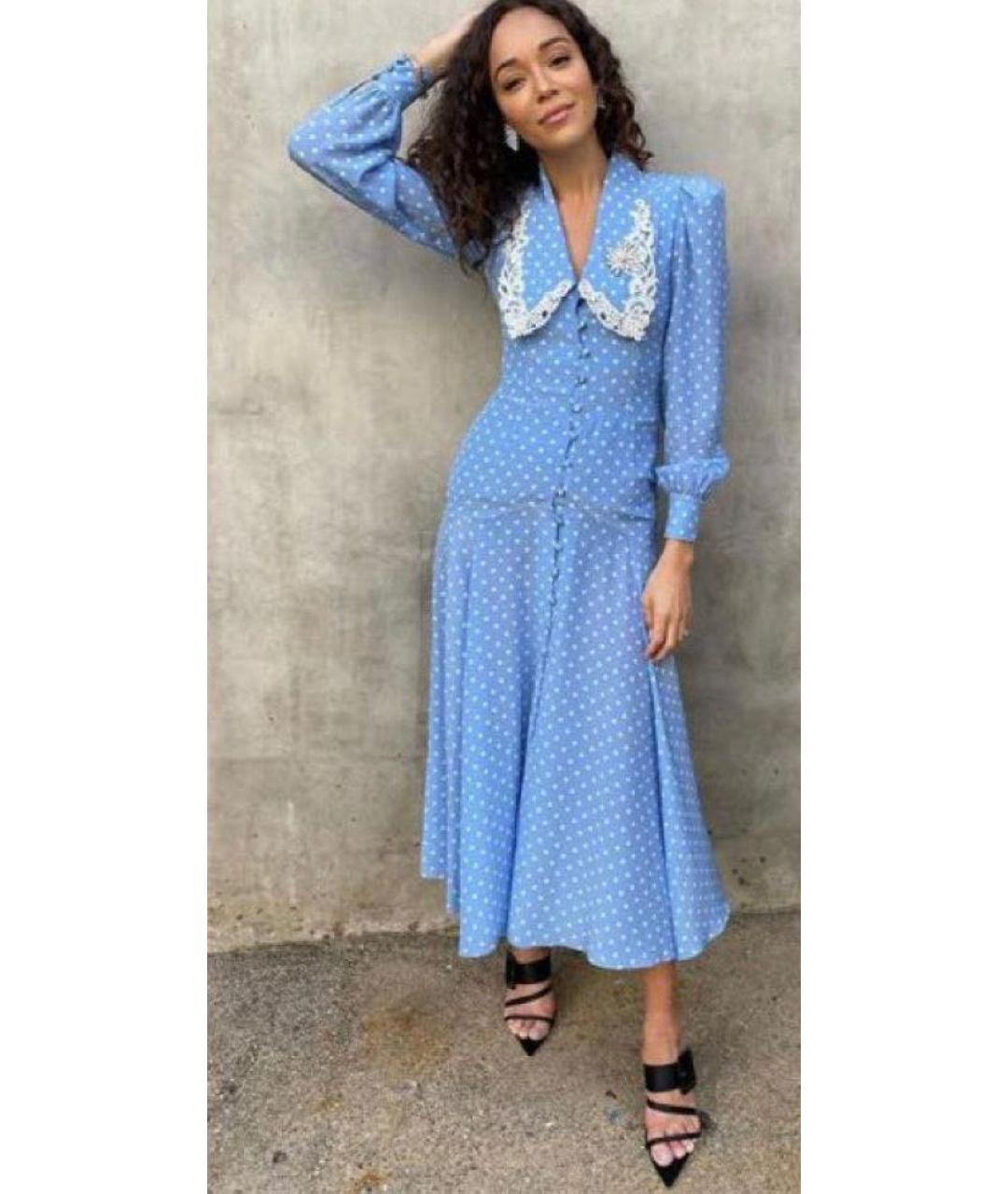 ALESSANDRA RICH Голубое платье, фото 7