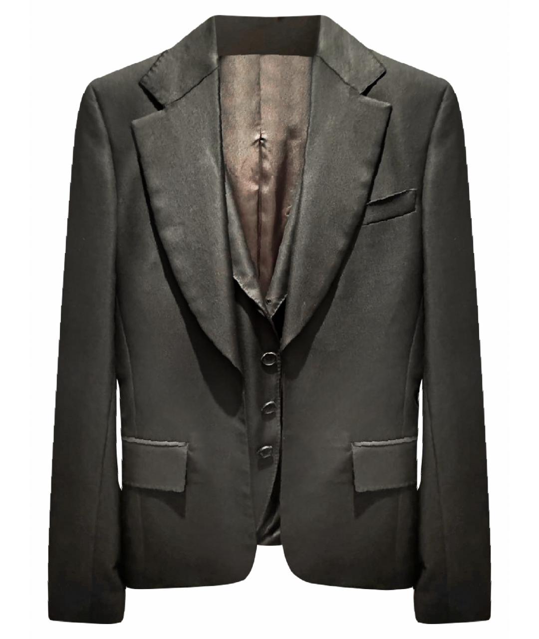 JOHN GALLIANO Черный шерстяной пиджак, фото 1