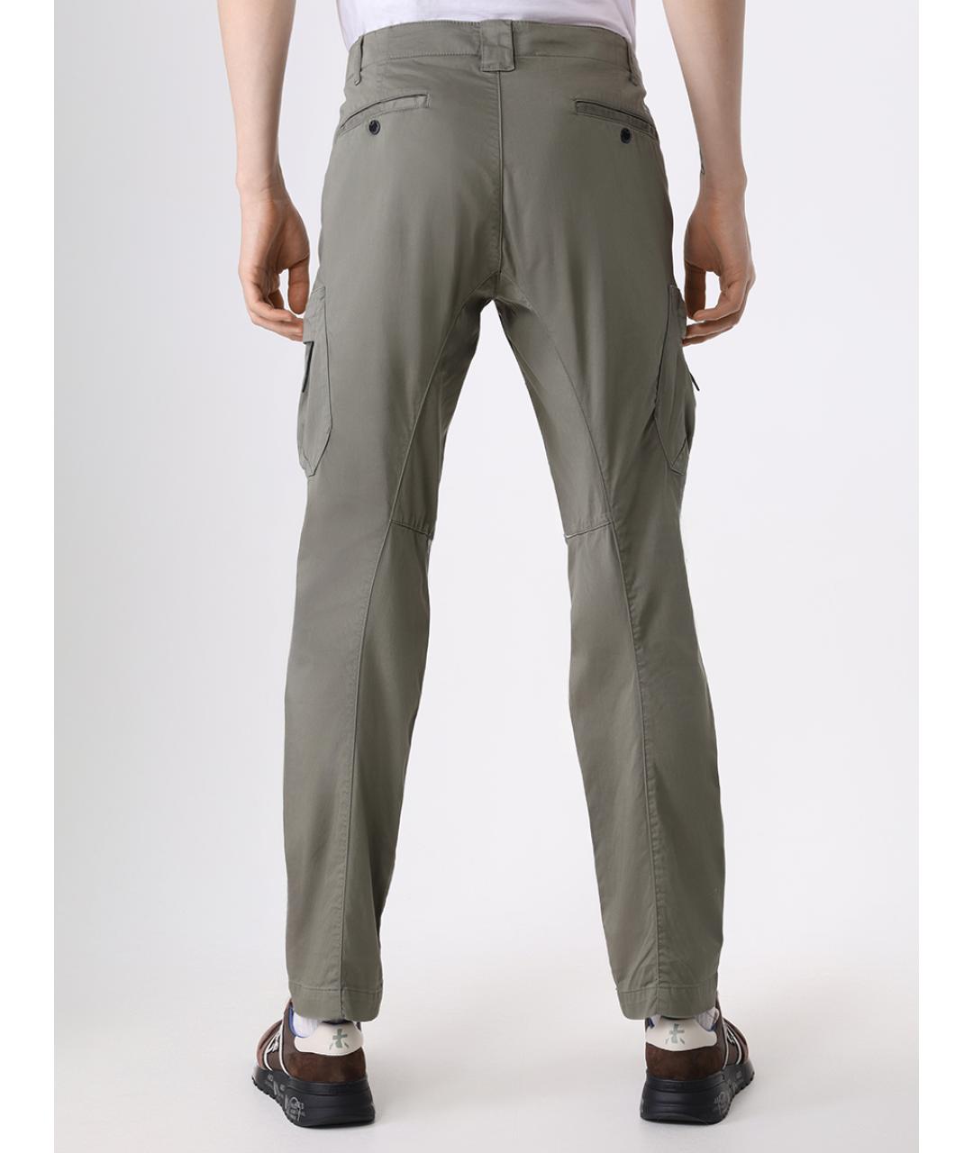 CP COMPANY Зеленые брюки чинос, фото 3