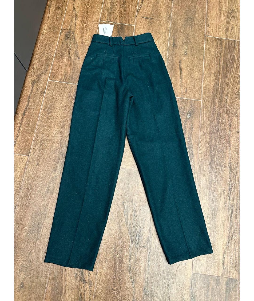 THE FRANKIE SHOP Зеленые брюки широкие, фото 5