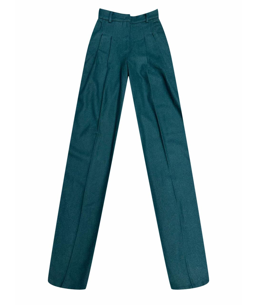 THE FRANKIE SHOP Зеленые брюки широкие, фото 1
