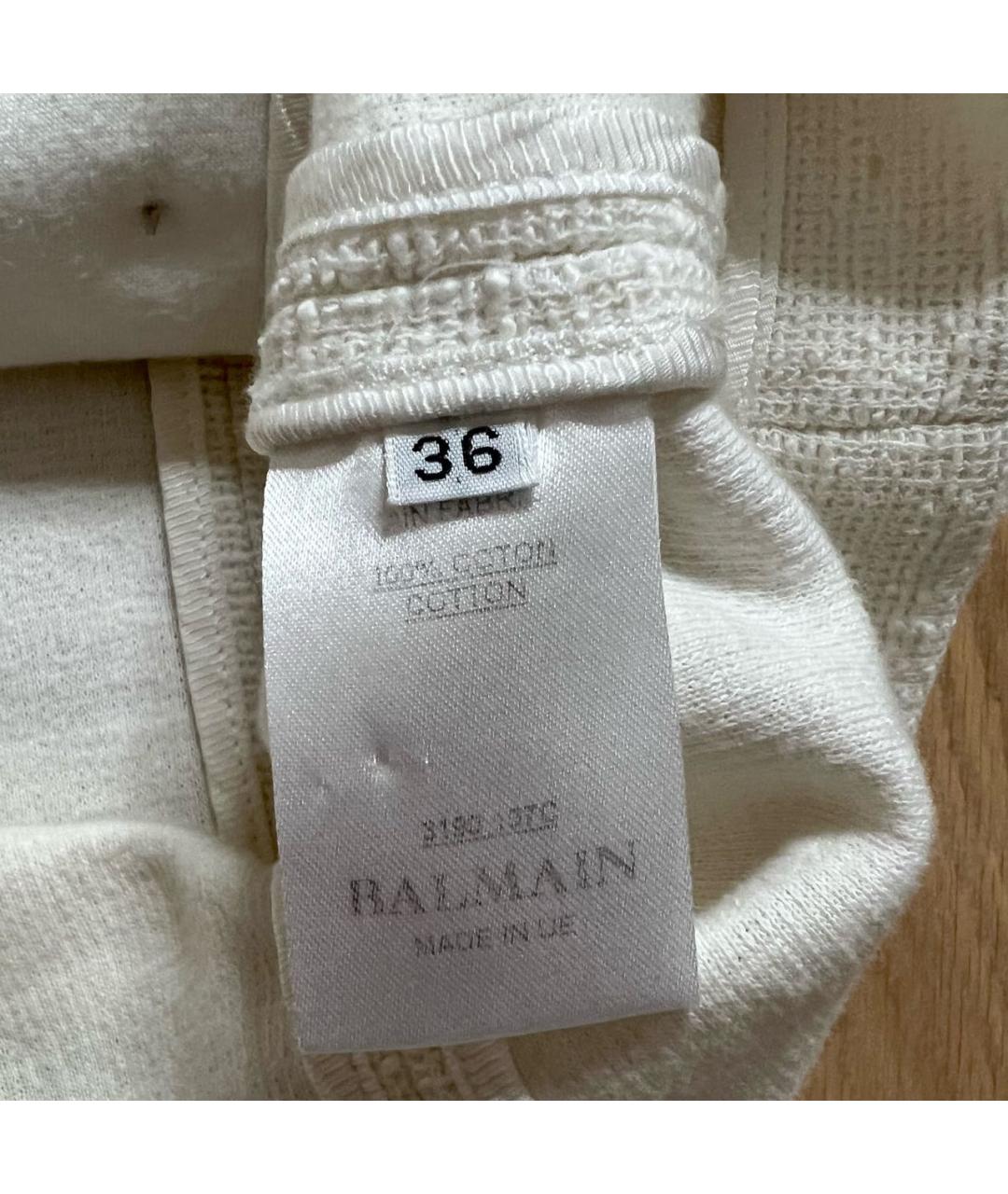 BALMAIN Белое коктейльное платье, фото 4