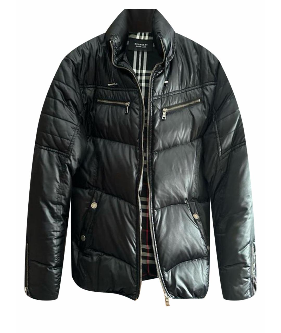 BURBERRY Черная полиамидовая куртка, фото 1