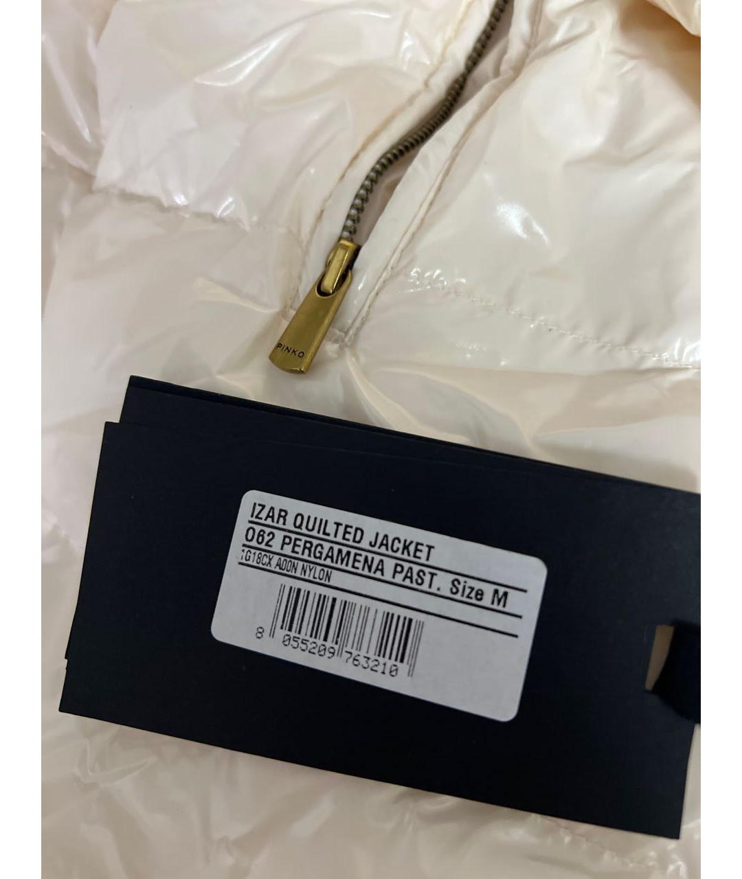 PINKO Белый пуховик, фото 5
