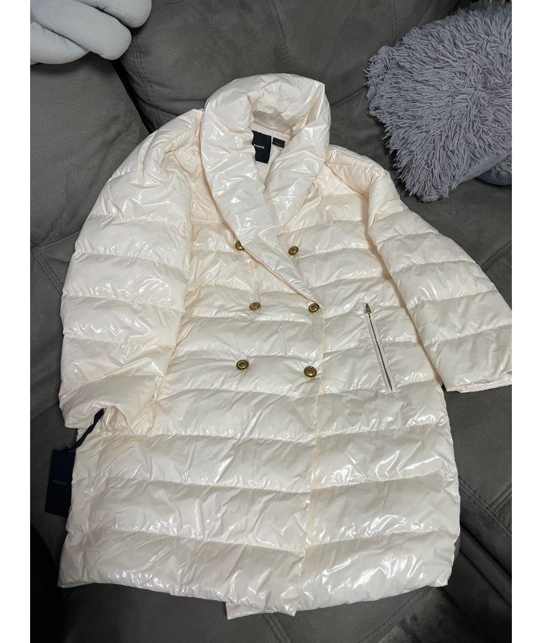 PINKO Белый пуховик, фото 2