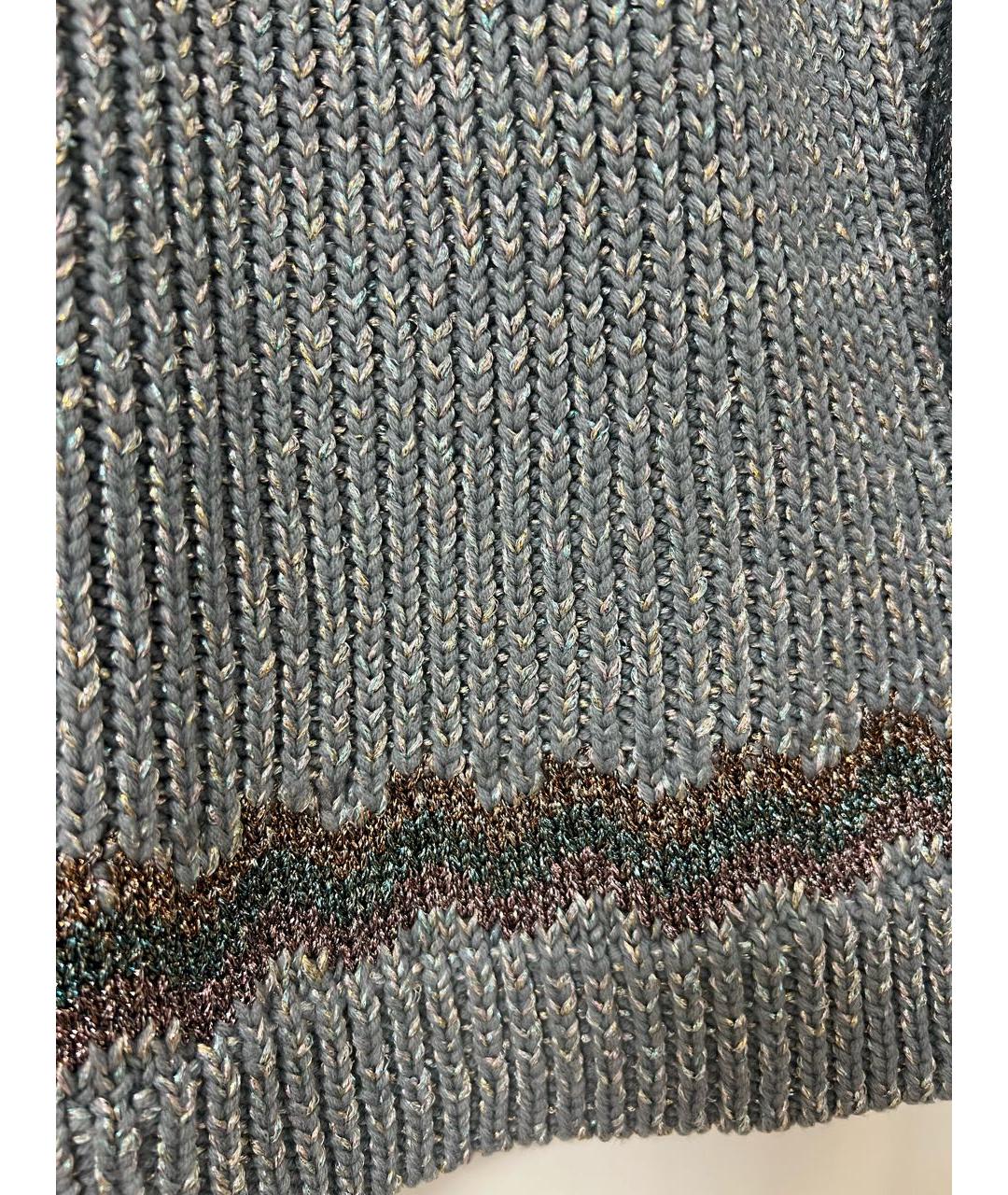 VALENTINO Голубой вискозный джемпер / свитер, фото 4