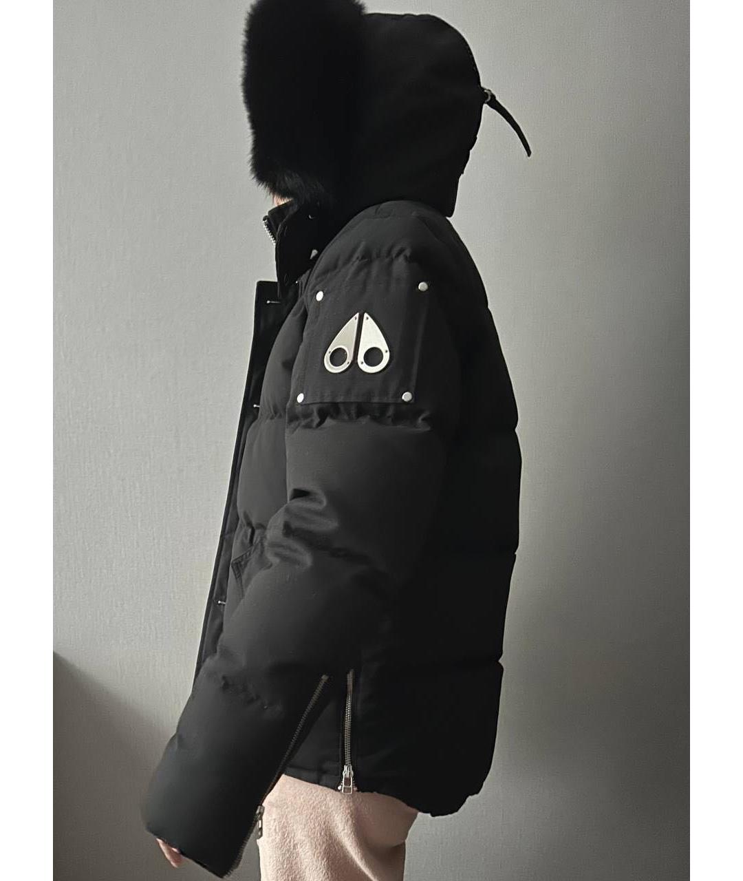 MOOSE KNUCKLES Черная полиамидовая куртка, фото 2