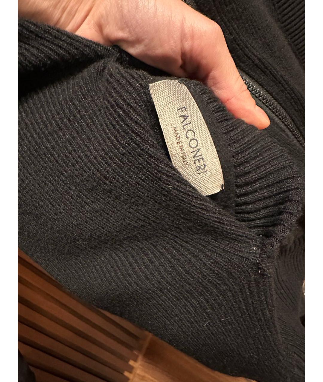 FALCONERI Черный пуховик, фото 5