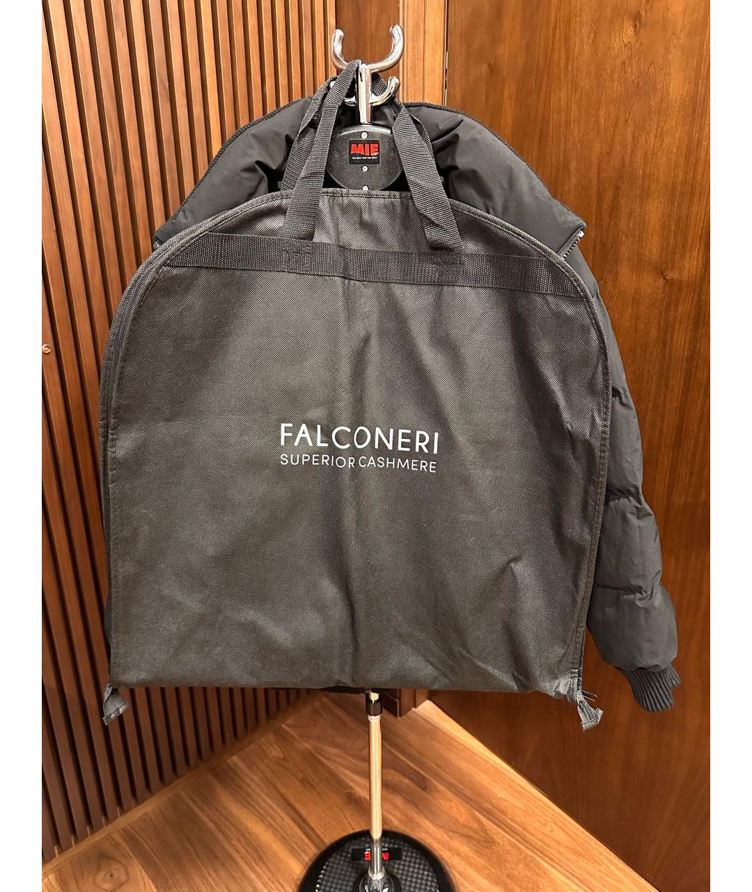 FALCONERI Черный пуховик, фото 6