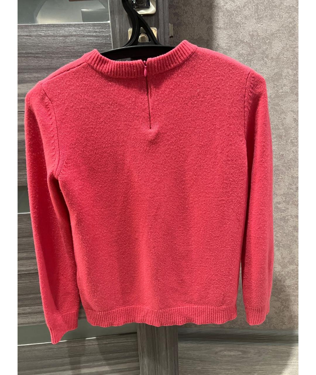 VALENTINO Розовый шерстяной джемпер / свитер, фото 3