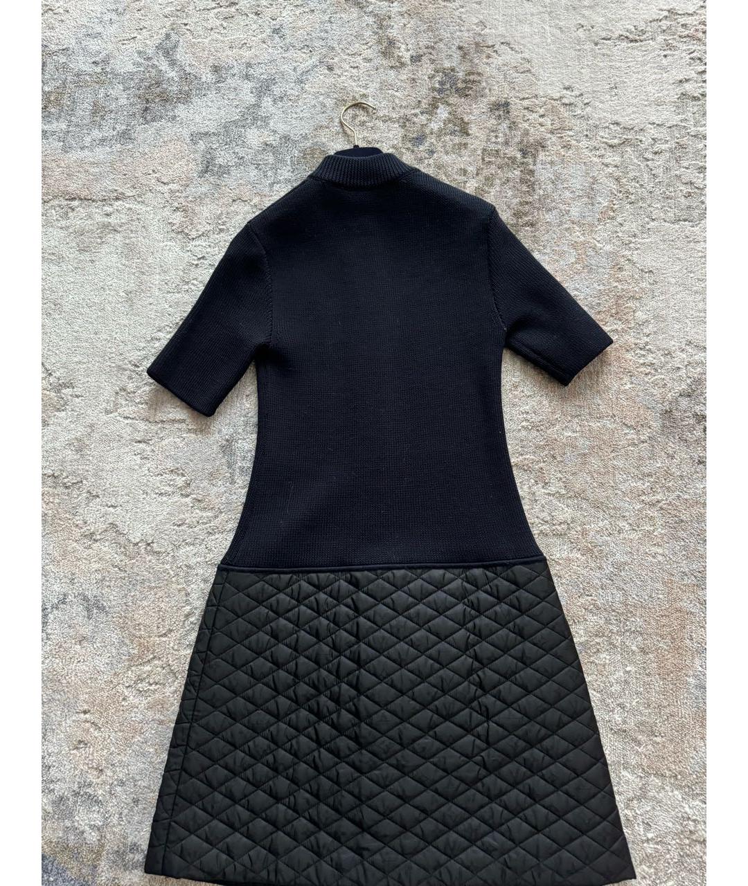 LOUIS VUITTON PRE-OWNED Черное полиамидовое повседневное платье, фото 2