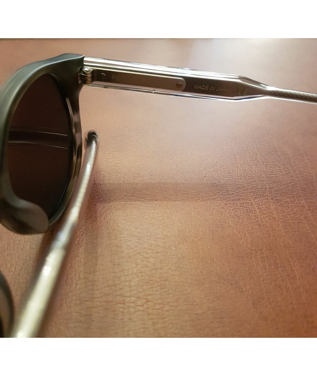 BOTTEGA VENETA Коричневые пластиковые солнцезащитные очки, фото 6