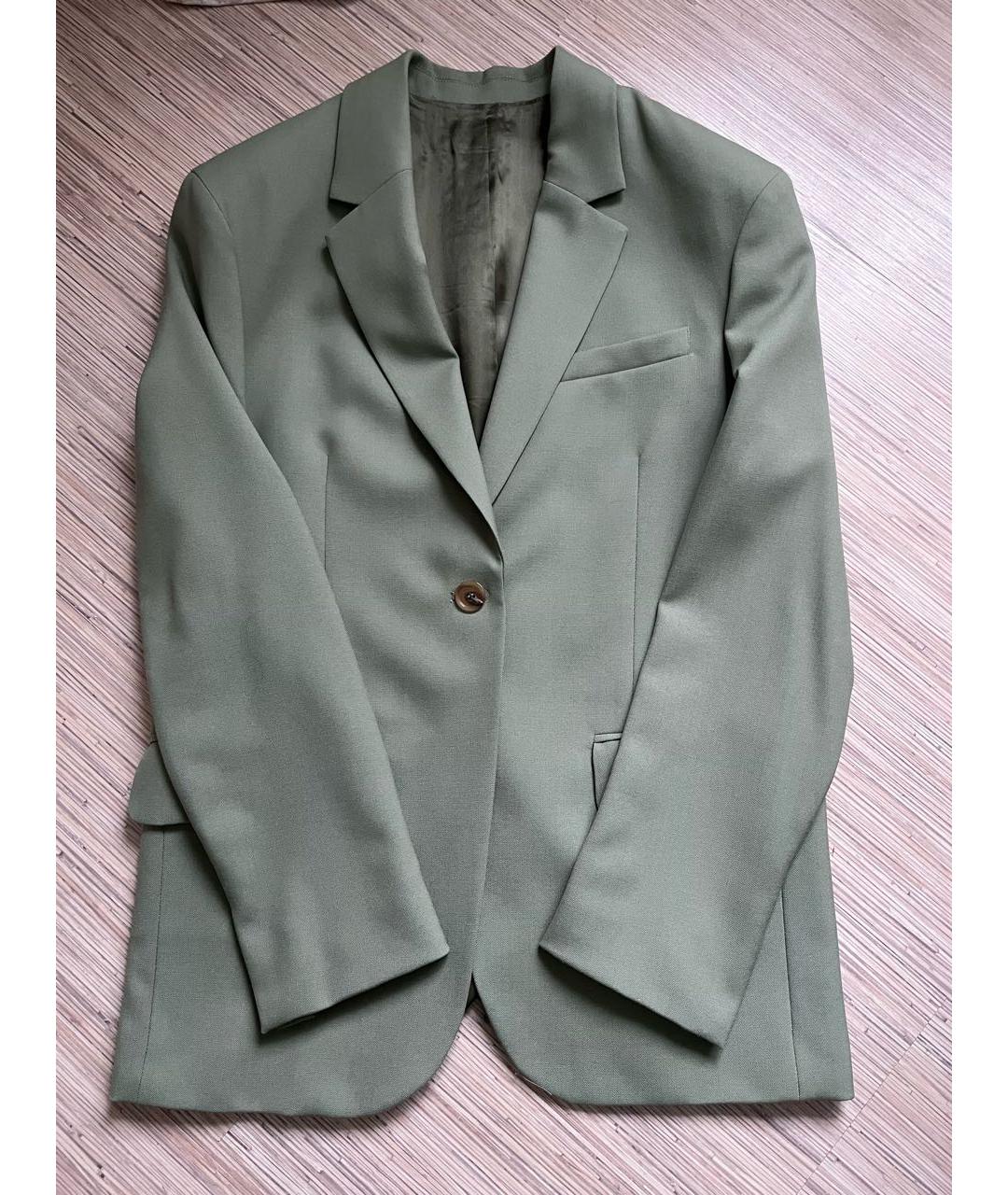 ARKET Зеленый шерстяной жакет/пиджак, фото 9