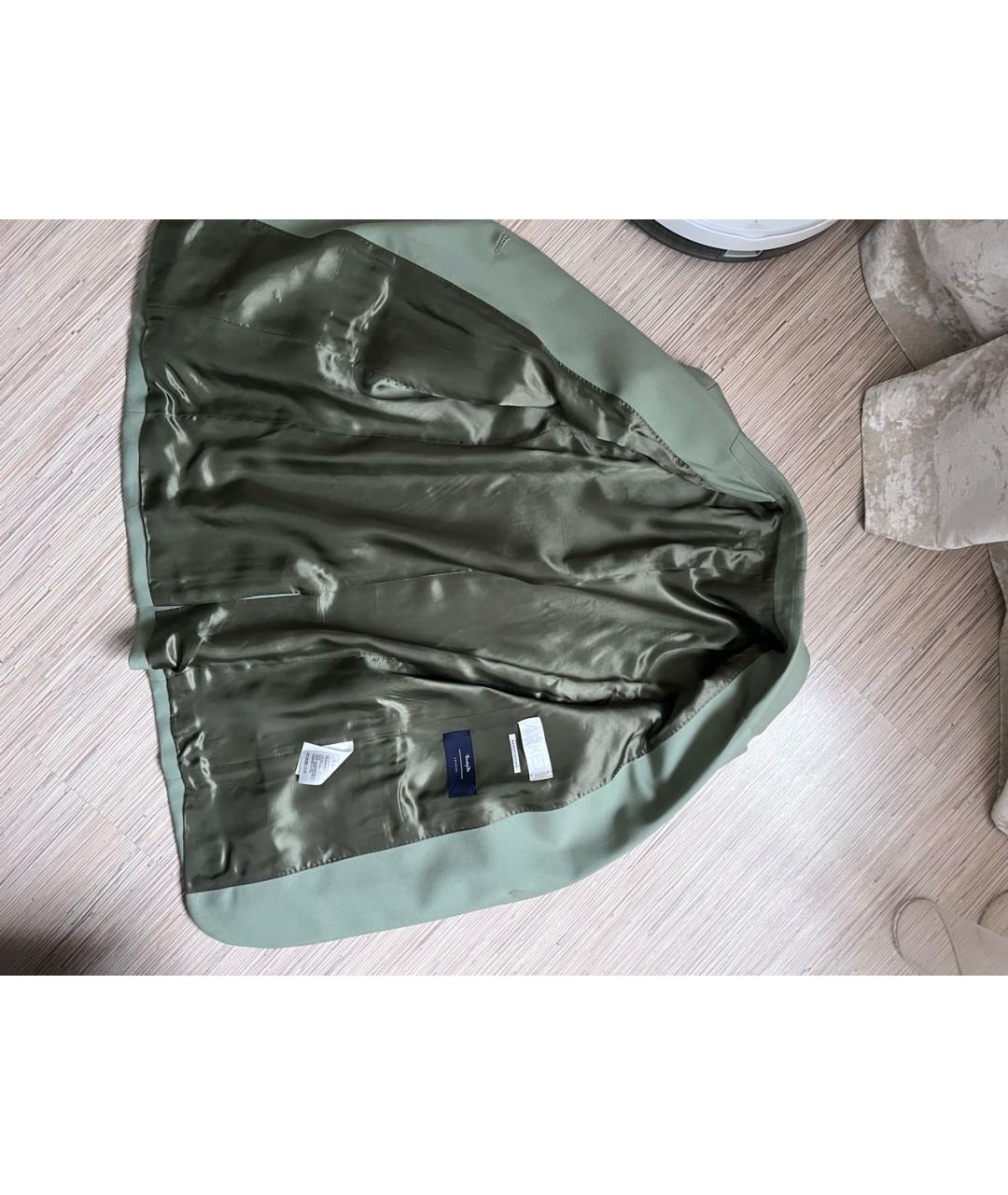 ARKET Зеленый шерстяной жакет/пиджак, фото 4