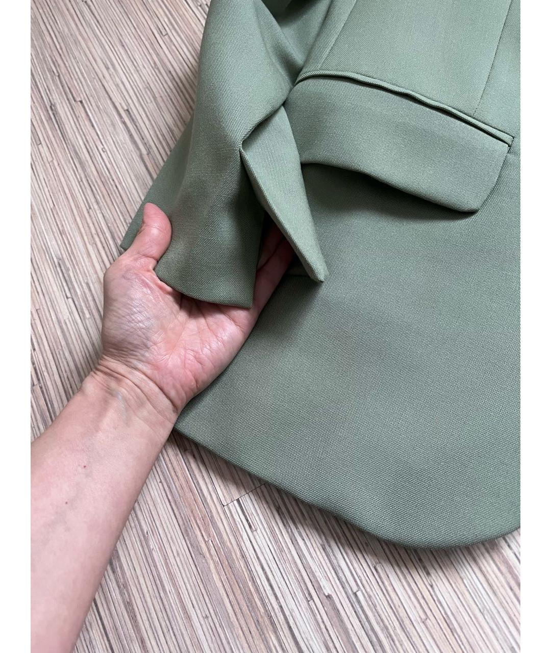ARKET Зеленый шерстяной жакет/пиджак, фото 5