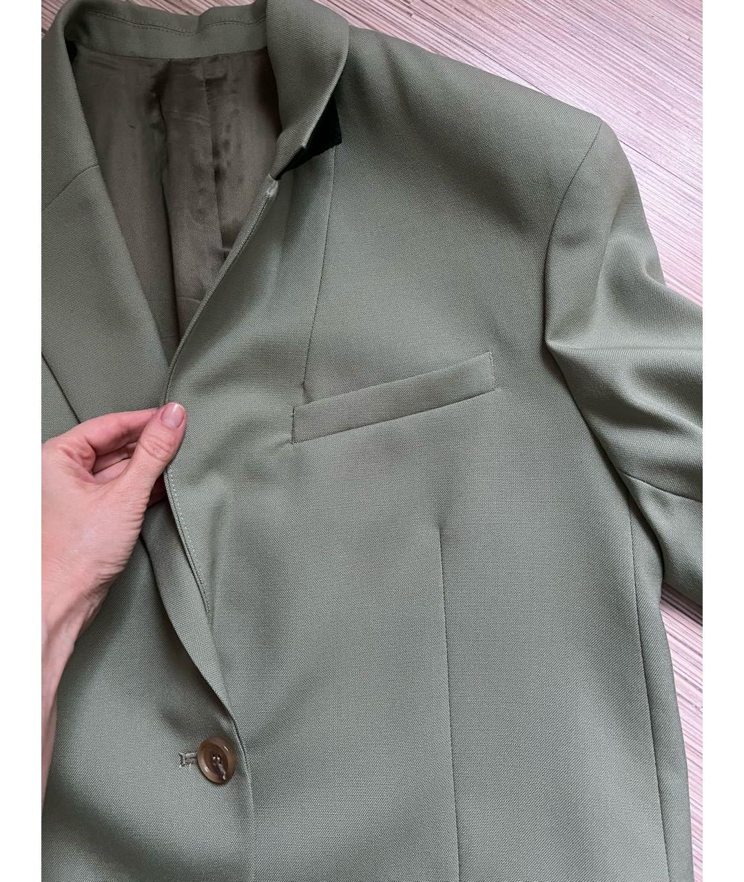 ARKET Зеленый шерстяной жакет/пиджак, фото 8