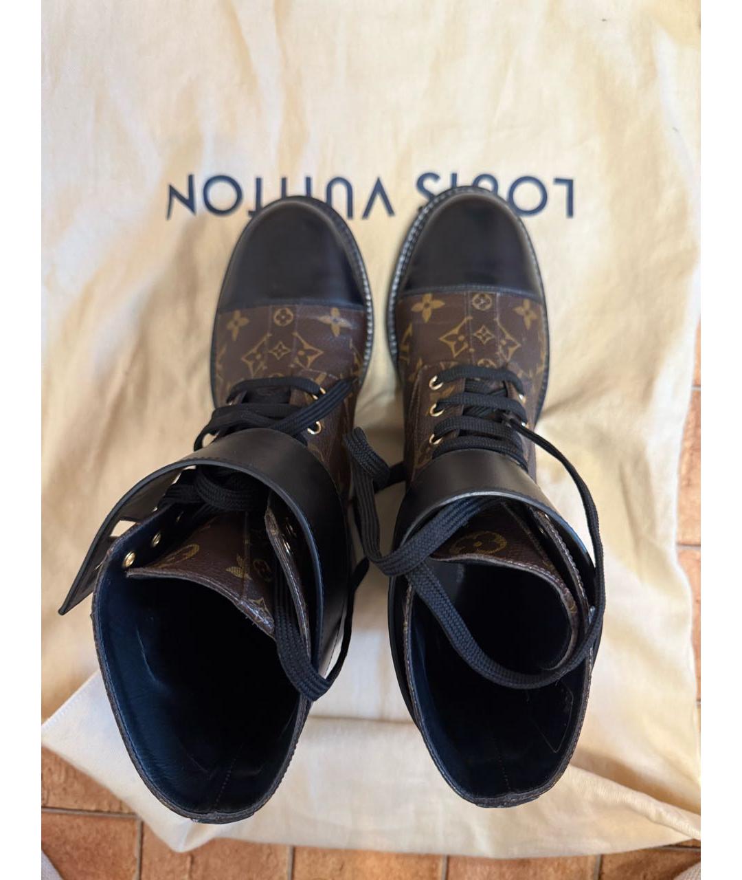 LOUIS VUITTON Коричневые ботинки, фото 3