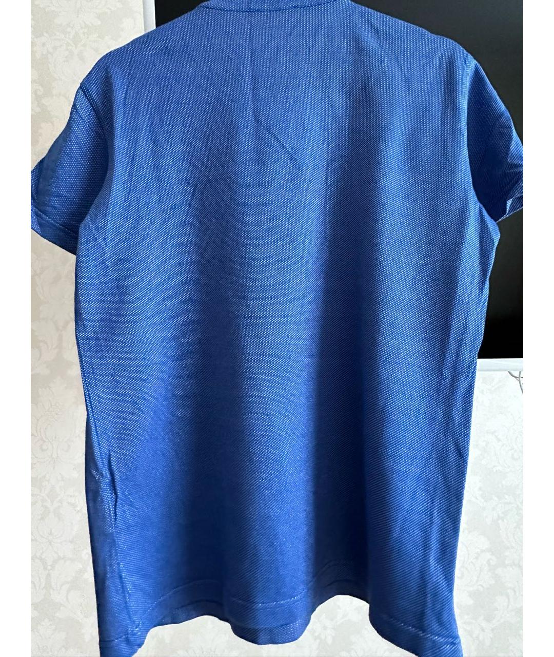 VERSACE JEANS COUTURE Синяя хлопковая футболка, фото 2