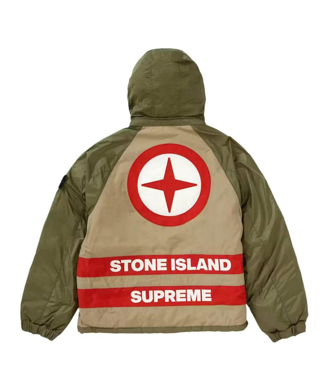 STONE ISLAND Мульти пуховик, фото 2